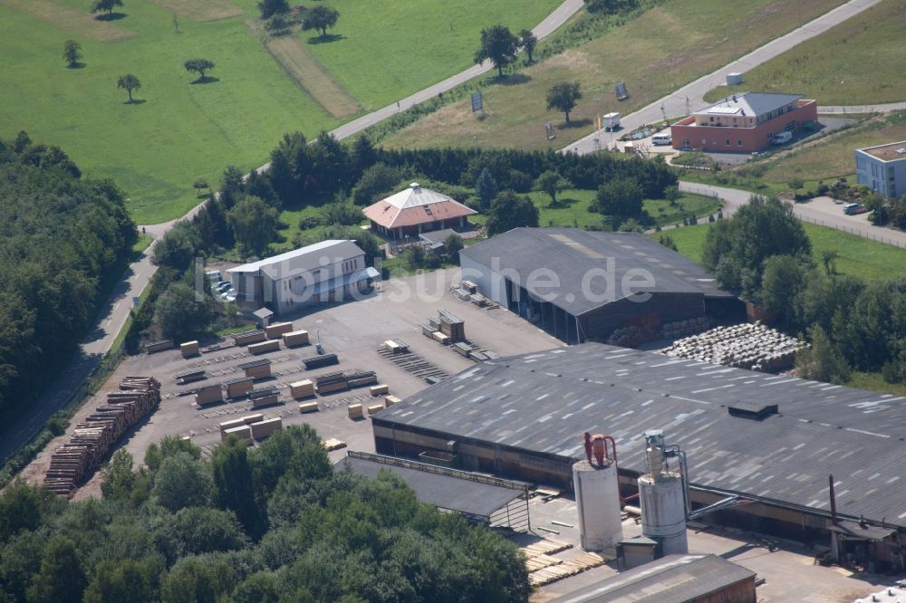 Luftbild Marxzell - Werksgelände der corthum Nordschwarzwald GmbH - corthum Erdenwerk im Ortsteil Pfaffenrot in Marxzell im Bundesland Baden-Württemberg