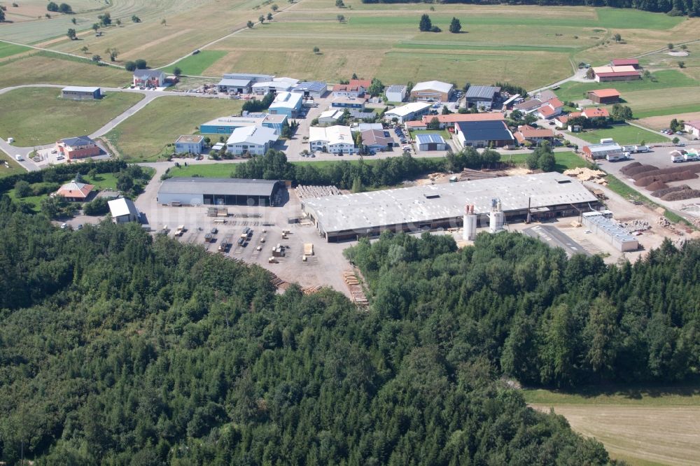 Luftbild Marxzell - Werksgelände der corthum Nordschwarzwald GmbH - corthum Erdenwerk im Ortsteil Pfaffenrot in Marxzell im Bundesland Baden-Württemberg