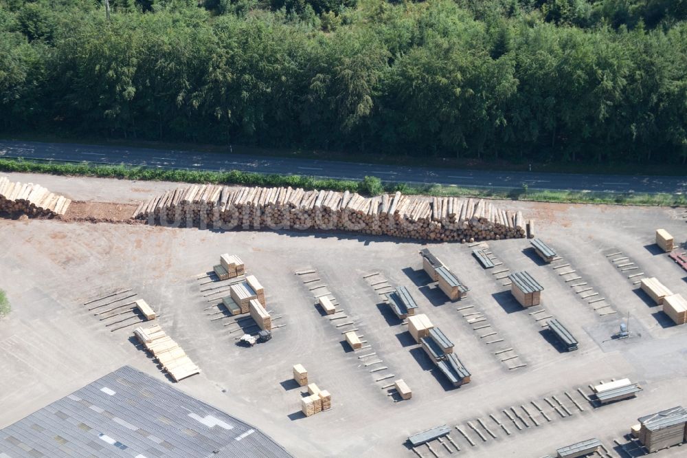 Marxzell von oben - Werksgelände der corthum Nordschwarzwald GmbH - corthum Erdenwerk im Ortsteil Pfaffenrot in Marxzell im Bundesland Baden-Württemberg