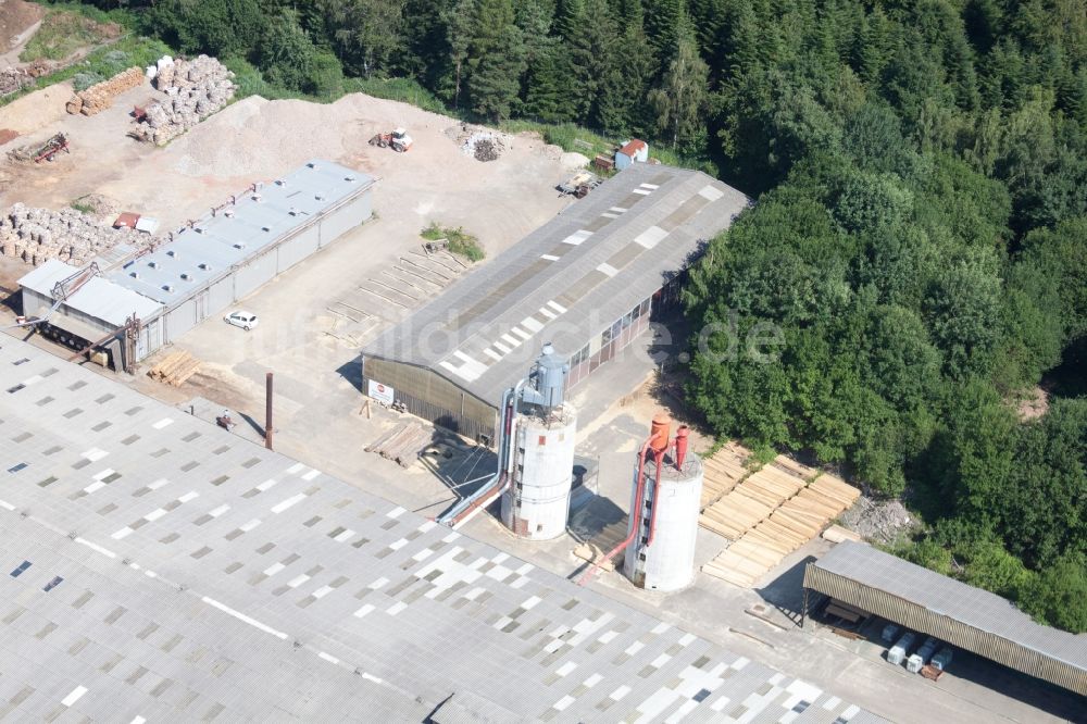 Luftbild Marxzell - Werksgelände der corthum Nordschwarzwald GmbH - corthum Erdenwerk im Ortsteil Pfaffenrot in Marxzell im Bundesland Baden-Württemberg