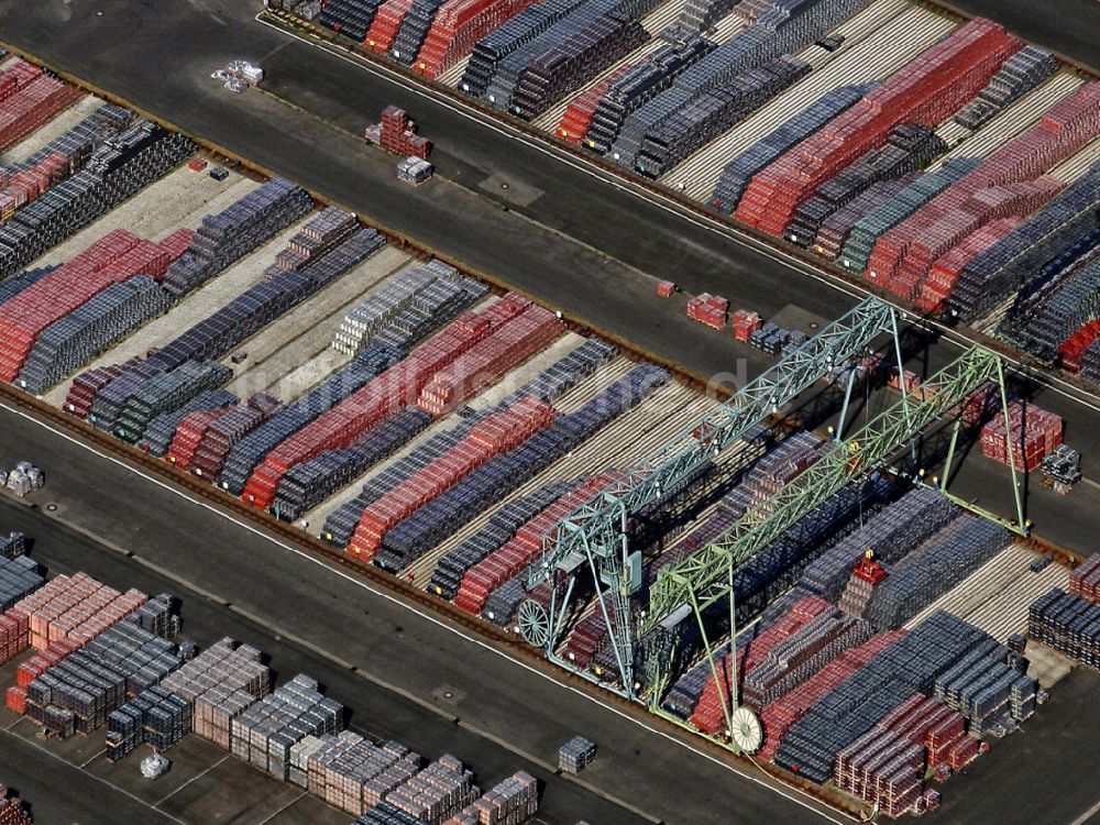 Luftaufnahme Wandlitz - Werksgelände der Dachziegelwerke Nelskamp GmbH in Schönerlinde im Bundesland Brandenburg, Deutschland