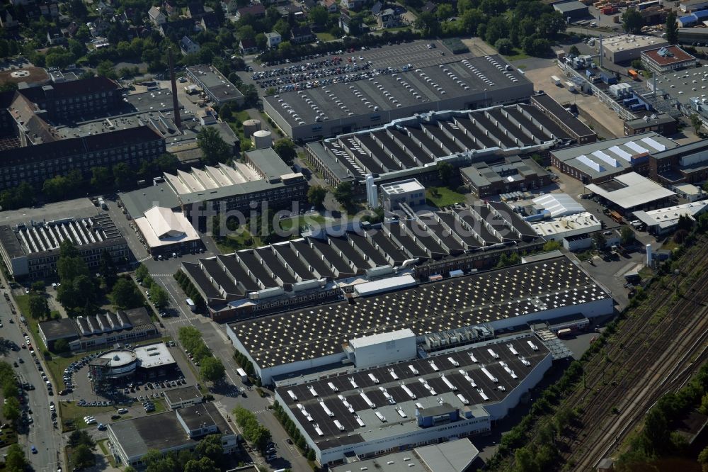 Luftbild Berlin - Werksgelände der Daimler AG - Mercedes-Benz in Berlin