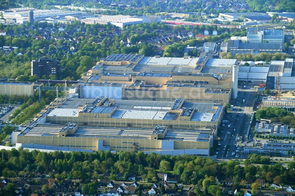 Bremen von oben - Werksgelände der Daimler AG Mercedes-Benz Werk in Bremen, Deutschland