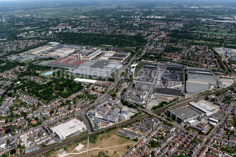 Bremen von oben - Werksgelände der Daimler AG Mercedes-Benz Werk in Bremen, Deutschland