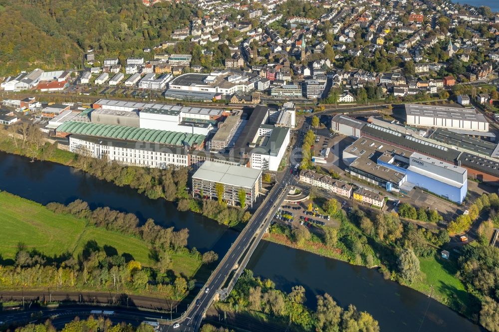 Luftbild Wetter (Ruhr) - Werksgelände der Demag Cranes & Components GmbH an der Ruhrstraße im Ortsteil Volmarstein in Wetter (Ruhr) im Bundesland Nordrhein-Westfalen, Deutschland