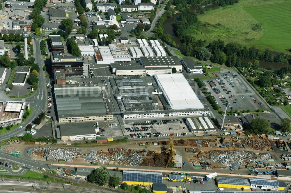 Luftbild Wetzlar - Werksgelände der der Continental Automotive an der Philipsstraße in Wetzlar im Bundesland Hessen, Deutschland