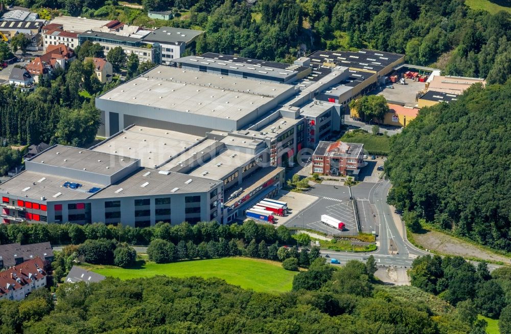 Luftbild Ennepetal - Werksgelände der der Ferdinand Bilstein GmbH + Co. KG an der Wilhelmstraße in Ennepetal im Bundesland Nordrhein-Westfalen - NRW, Deutschland