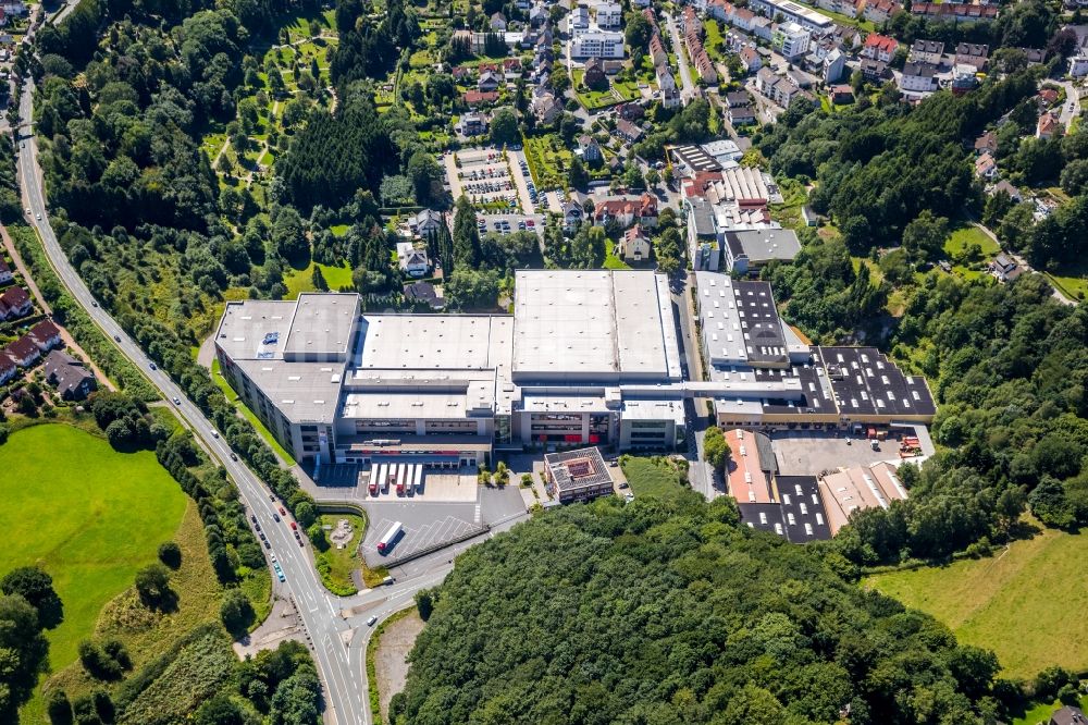 Luftbild Ennepetal - Werksgelände der der Ferdinand Bilstein GmbH + Co. KG an der Wilhelmstraße in Ennepetal im Bundesland Nordrhein-Westfalen - NRW, Deutschland