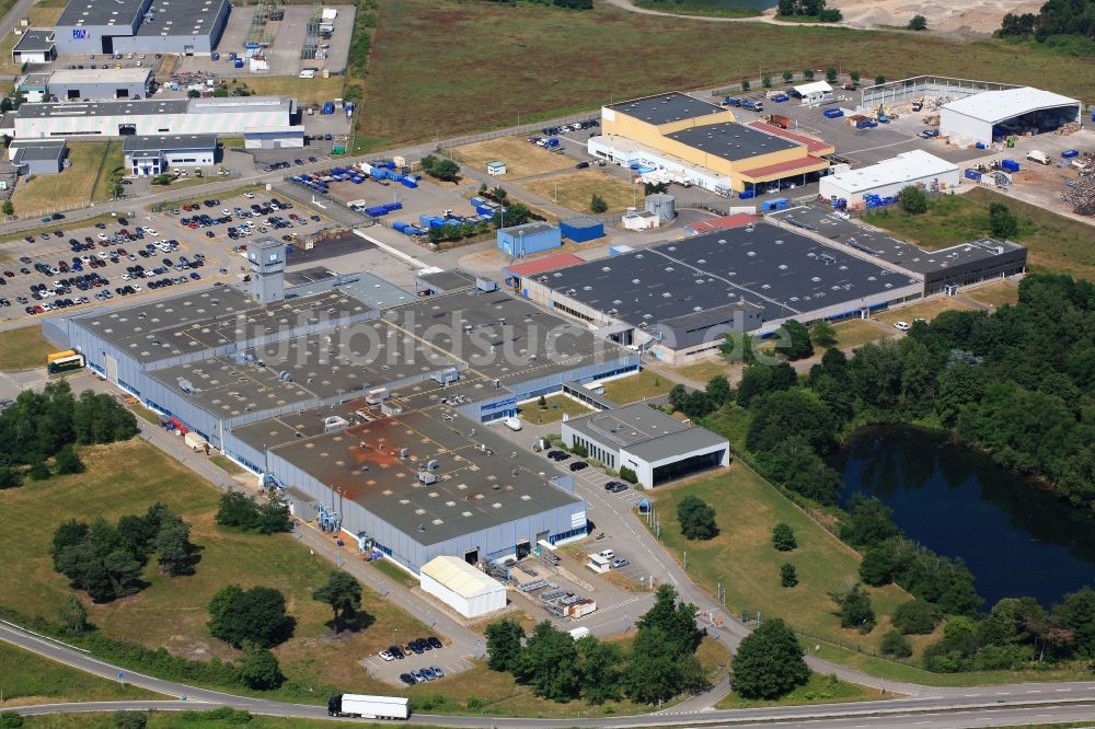 Luftbild Cernay - Werksgelände der der Firma Flowtec, Endress und Hauser in Cernay in Frankreich