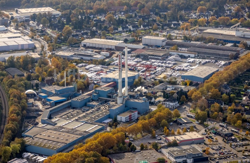 Luftbild Gladbeck - Werksgelände der DEUTSCHE ROCKWOOL Mineralwoll GmbH & Co. OHG in Gladbeck im Bundesland Nordrhein-Westfalen