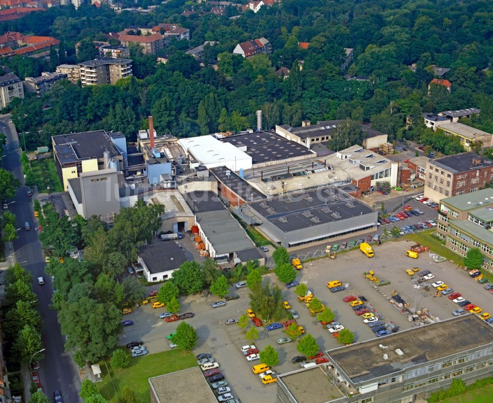 Berlin aus der Vogelperspektive: Werksgelände der Dieringer Blechbearbeitung OHG im Ortsteil Lankwitz in Berlin, Deutschland