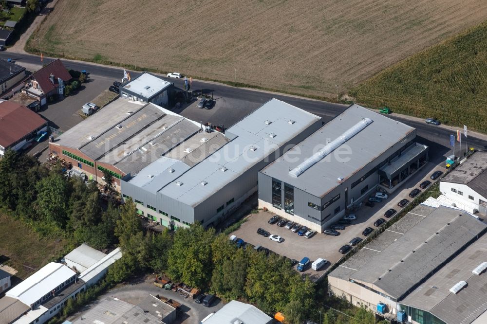 Luftaufnahme Stolberg - Werksgelände DIRKRA Sondermaschinenbau GmbH & Co.KG im Ortsteil Mausbach in Stolberg im Bundesland Nordrhein-Westfalen, Deutschland