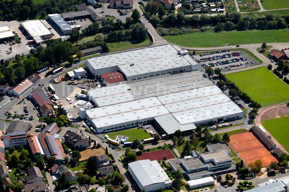 Luftbild Krautheim - Werksgelände der Dometic Germany GmbH an der Hollefeldstraße in Krautheim im Bundesland Baden-Württemberg, Deutschland