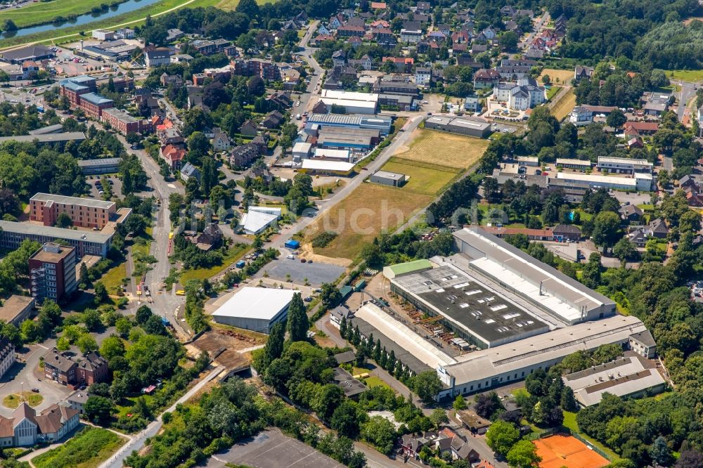 Luftaufnahme Dorsten - Werksgelände der Dorstener Antriebstechnik GmbH in Dorsten im Bundesland Nordrhein-Westfalen