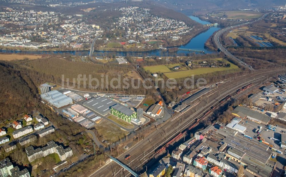 Luftbild Hagen - Werksgelände der Dörken in der Brühnighausstraße in Hagen im Bundesland Nordrhein-Westfalen