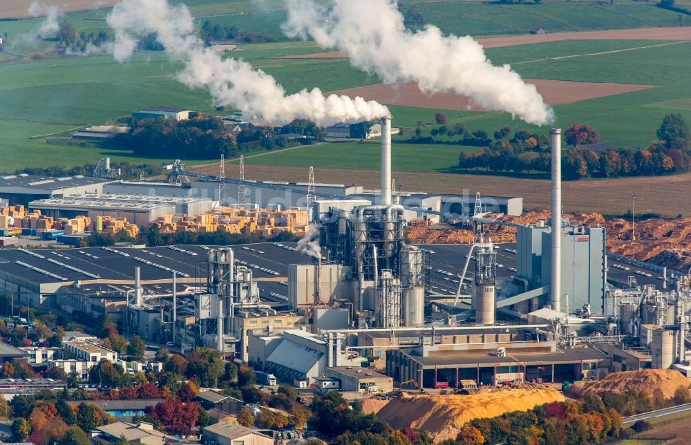 Luftbild Brilon - Werksgelände der Egger Holzwerkstoffe Brilon GmbH & Co. KG in Brilon im Bundesland Nordrhein-Westfalen