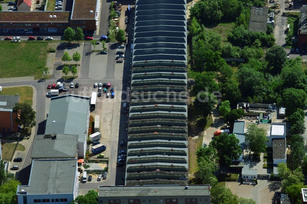 Luftbild Magdeburg - Werksgelände der EMCO MAGDEBURG GmbH in Magdeburg im Bundesland Sachsen-Anhalt