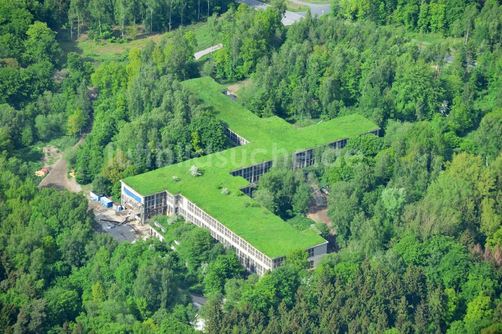 Lübeck von oben - Werksgelände der Erasmi & Carstens GmbH & Co. KG in Lübeck im Bundesland Schleswig-Holstein