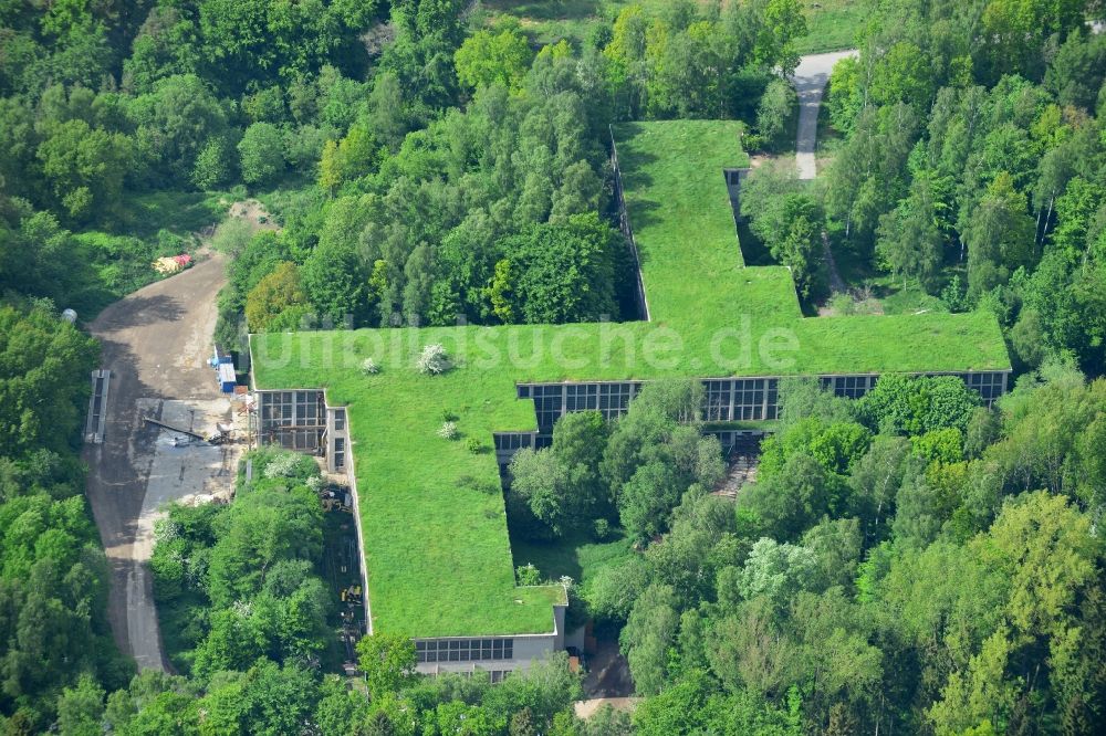 Luftaufnahme Lübeck - Werksgelände der Erasmi & Carstens GmbH & Co. KG in Lübeck im Bundesland Schleswig-Holstein