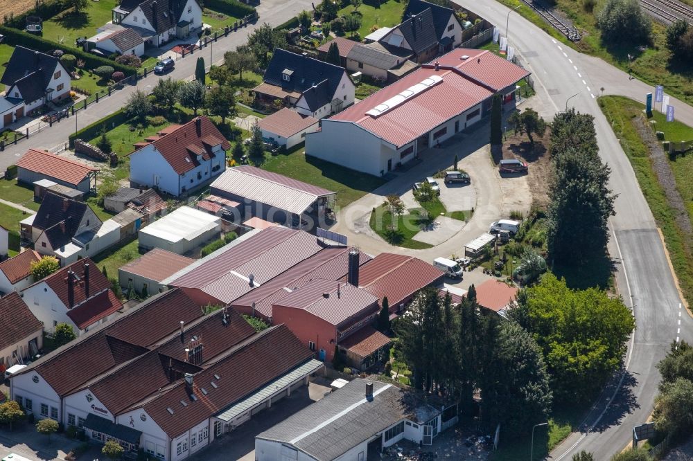 Luftbild Moosburg an der Isar - Werksgelände Ernst Pracher GmbH in Moosburg an der Isar im Bundesland Bayern, Deutschland