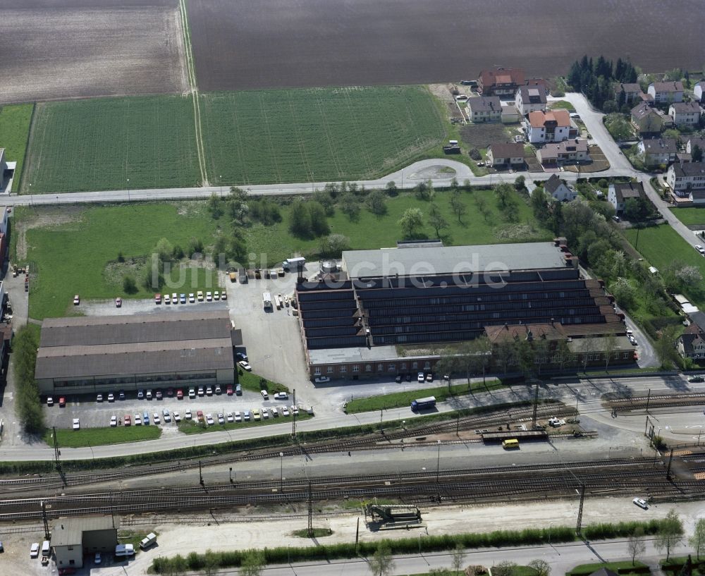 Luftaufnahme Vaihingen an der Enz - Werksgelände der Fakir Hausgeräte GmbH in Vaihingen an der Enz im Bundesland Baden-Württemberg, Deutschland