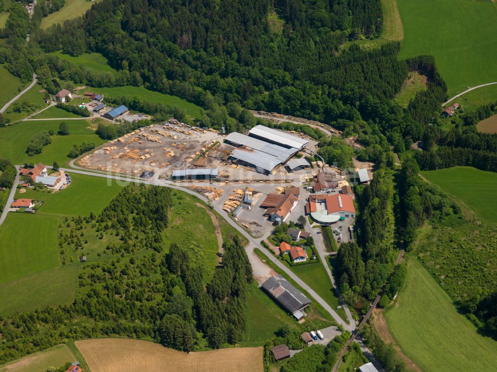 Luftbild Röhrnbach - Werksgelände der Firma Michael Gattermann GmbH & Co. KG in Röhrnbach im Bundesland Bayern, Deutschland