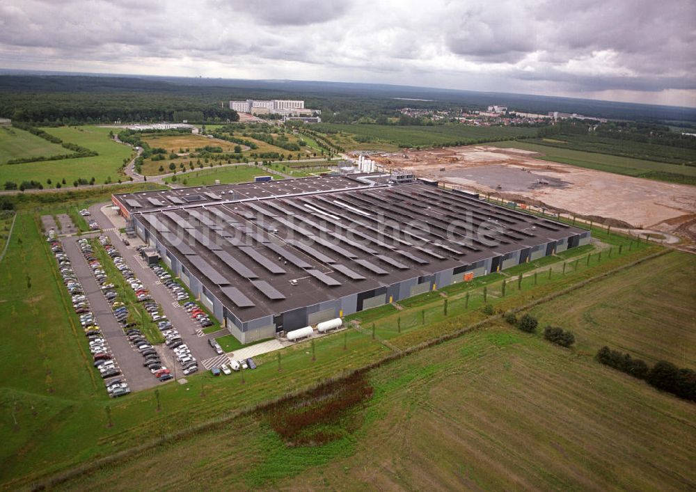 Luftaufnahme Frankfurt / Oder - Werksgelände der First Solar Manufacturing GmbH