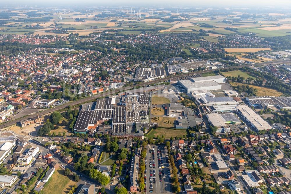 Luftaufnahme Ahlen - Werksgelände der Franz Kaldewei GmbH & Co. KG in Ahlen im Bundesland Nordrhein-Westfalen, Deutschland