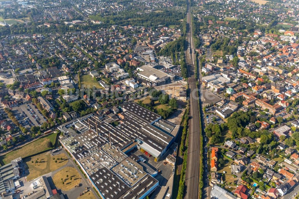 Ahlen von oben - Werksgelände der Franz Kaldewei GmbH & Co. KG in Ahlen im Bundesland Nordrhein-Westfalen, Deutschland