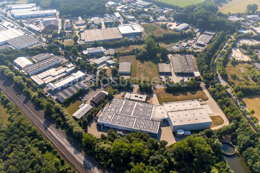 Luftaufnahme Ahlen - Werksgelände der Franz Stickling GmbH in Ahlen im Bundesland Nordrhein-Westfalen, Deutschland