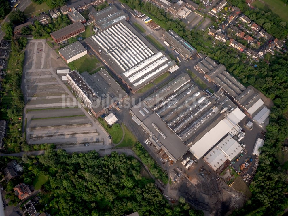 Luftaufnahme Bochum - Werksgelände der Gebr. Eickhoff Maschinenfabrik u. Eisengießerei GmbH in Bochum im Bundesland Nordrhein-Westfalen