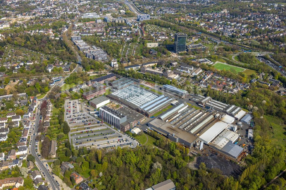 Luftaufnahme Bochum - Werksgelände der Gebr. Eickhoff Maschinenfabrik u. Eisengießerei GmbH in Bochum im Bundesland Nordrhein-Westfalen