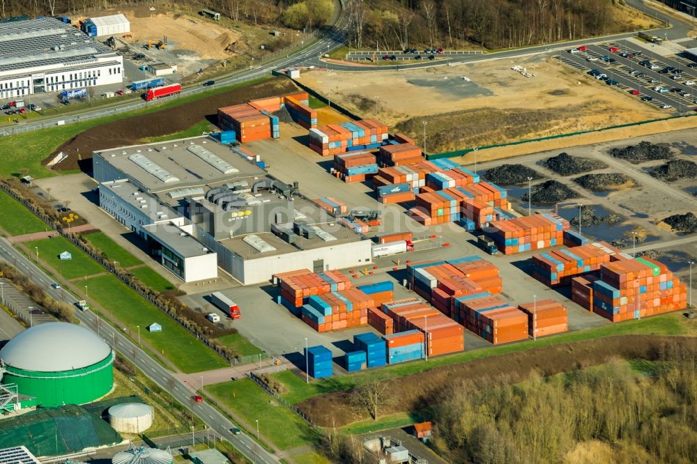 Luftbild Dorsten - Werksgelände der Genan GmbH an der Gottlieb-Daimler-Straße in Dorsten im Bundesland Nordrhein-Westfalen, Deutschland