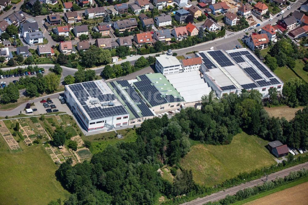 Luftbild Leingarten - Werksgelände der W. Gessmann GmbH in Leingarten im Bundesland Baden-Württemberg, Deutschland