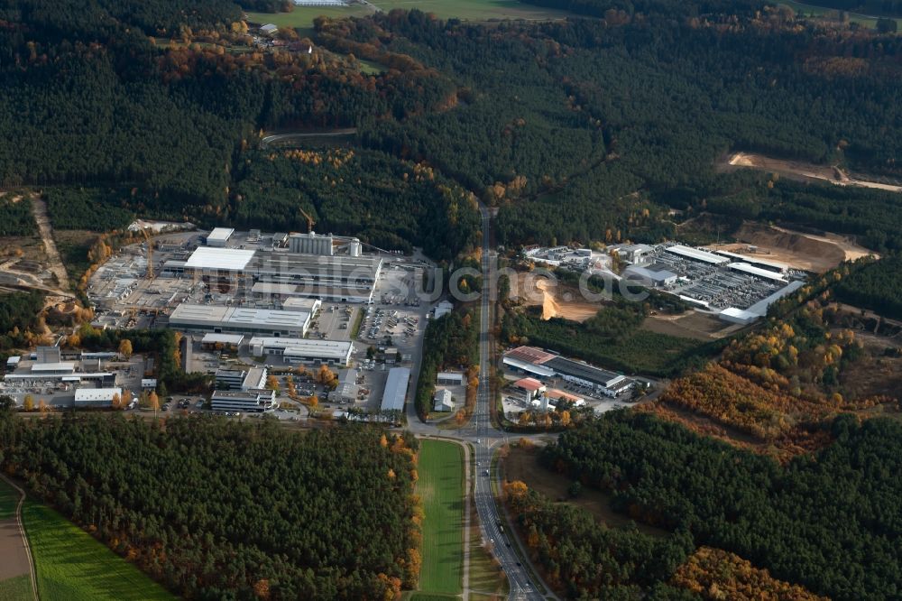 Neumarkt in der Oberpfalz aus der Vogelperspektive: Werksgelände an der Gößweinstraße in Lähr im Bundesland Bayern, Deutschland