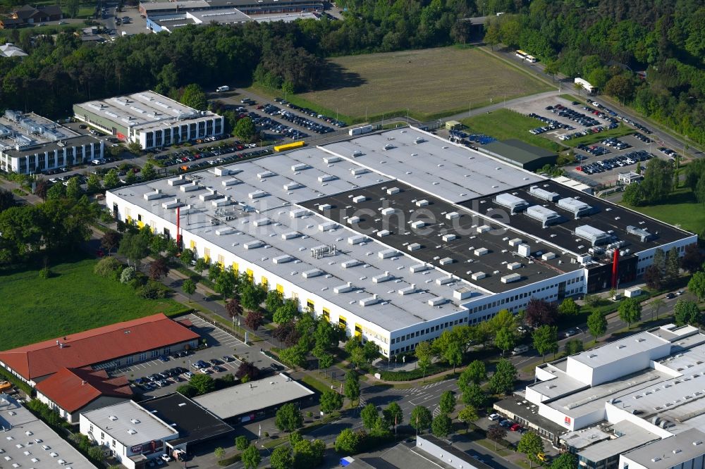 Espelkamp von oben - Werksgelände der Harting Applied Technologies GmbH & Co. KG in Espelkamp im Bundesland Nordrhein-Westfalen, Deutschland