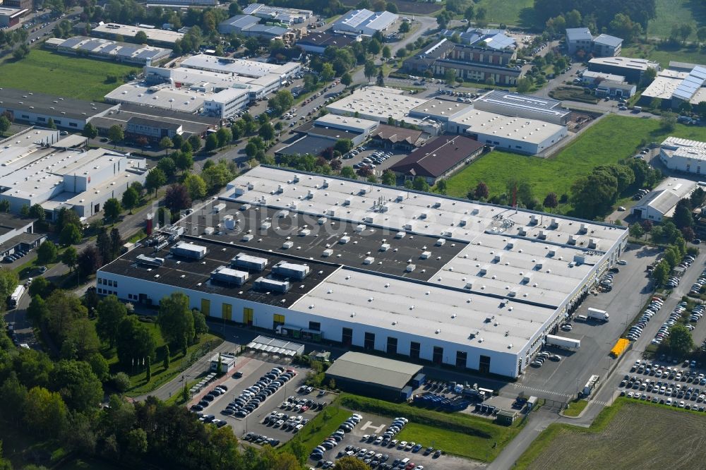 Espelkamp aus der Vogelperspektive: Werksgelände der Harting Applied Technologies GmbH & Co. KG in Espelkamp im Bundesland Nordrhein-Westfalen, Deutschland