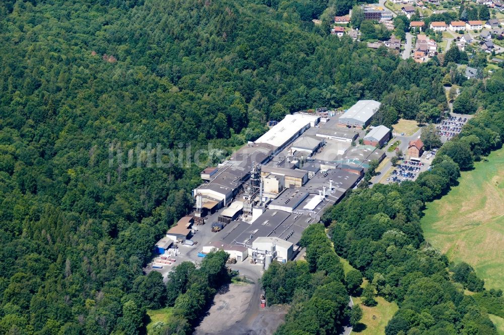 Zorge aus der Vogelperspektive: Werksgelände Harz Guss Zorge GmbH in Zorge im Bundesland Niedersachsen, Deutschland