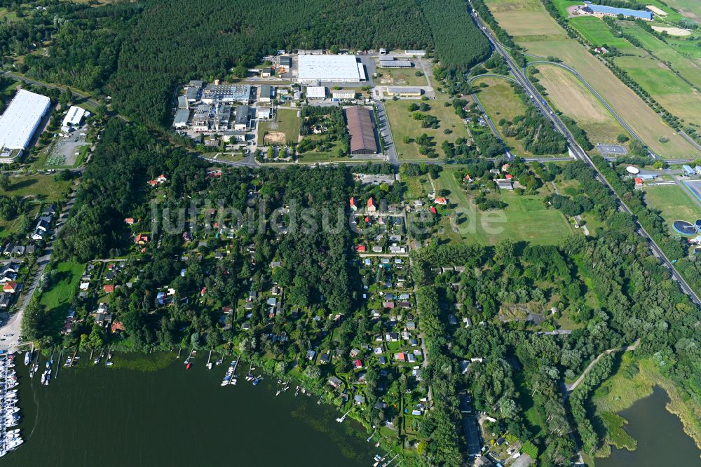 Luftbild Werder (Havel) - Werksgelände der Herbstreith & Fox KG Pektin-Fabriken in Werder (Havel) im Bundesland Brandenburg, Deutschland