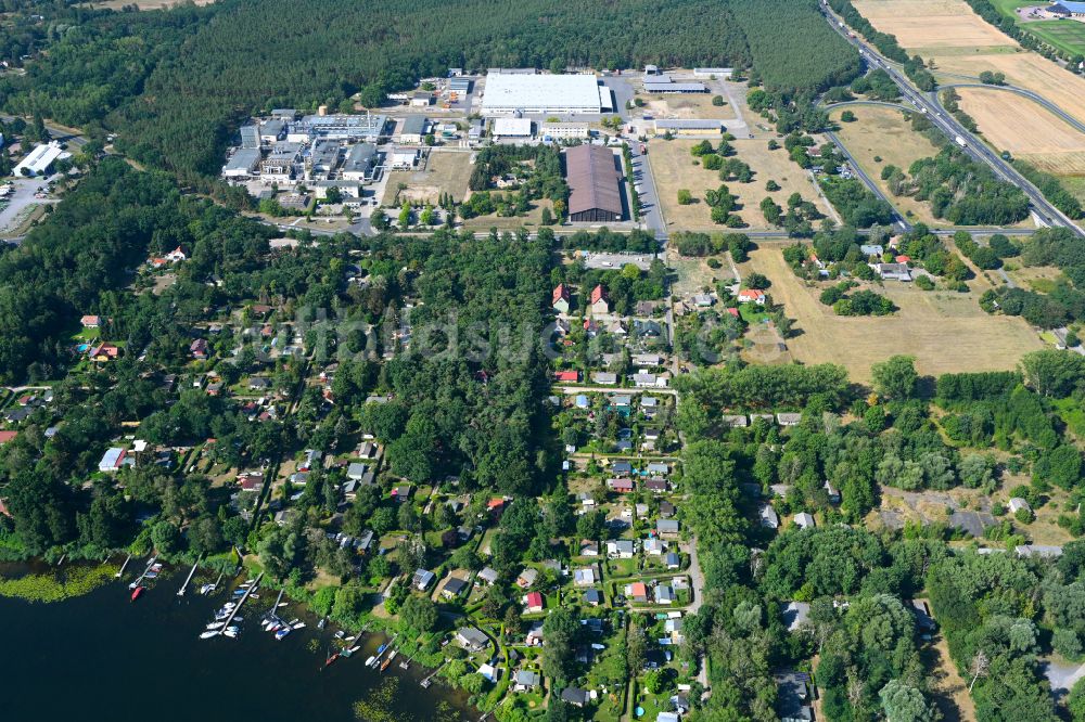 Luftbild Werder (Havel) - Werksgelände der Herbstreith & Fox KG Pektin-Fabriken in Werder (Havel) im Bundesland Brandenburg, Deutschland