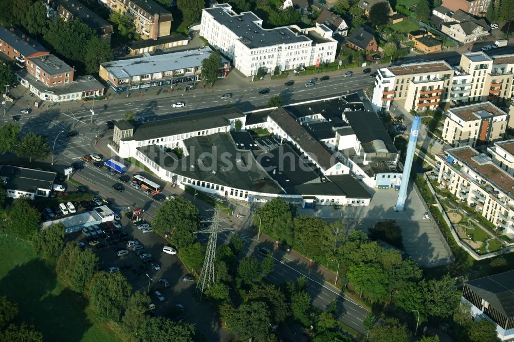 Luftbild Hamburg - Werksgelände der Hermes Schleifmittel GmbH & CO. KG Luruper an der Hauptstraße in Hamburg