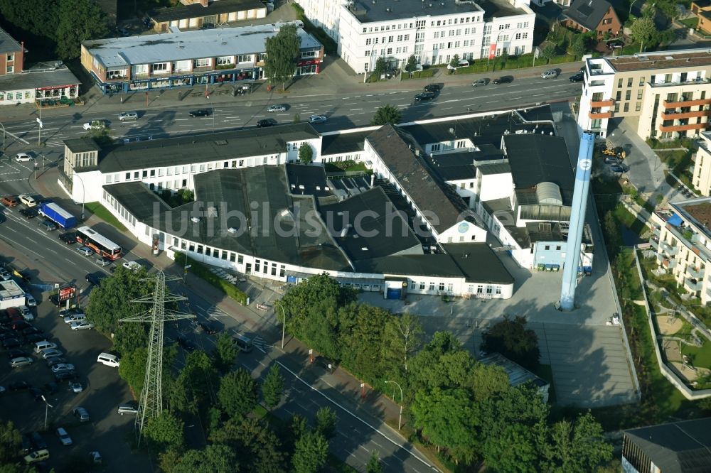 Luftaufnahme Hamburg - Werksgelände der Hermes Schleifmittel GmbH & CO. KG Luruper an der Hauptstraße in Hamburg