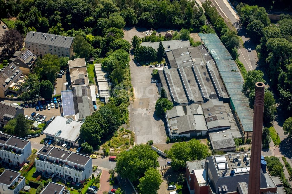 Luftaufnahme Essen - Werksgelände der Holz Conrad - Heinrich Conrad GmbH + Co. KG in Essen im Bundesland Nordrhein-Westfalen