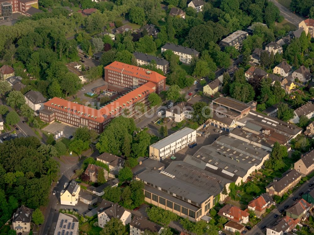 Luftaufnahme Bochum - Werksgelände der Jahnel-Kestermann Getriebewerke GmbH i. L. in Bochum im Bundesland Nordrhein-Westfalen