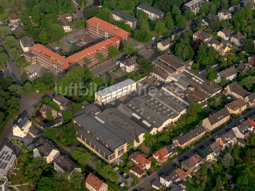 Bochum von oben - Werksgelände der Jahnel-Kestermann Getriebewerke GmbH i. L. in Bochum im Bundesland Nordrhein-Westfalen