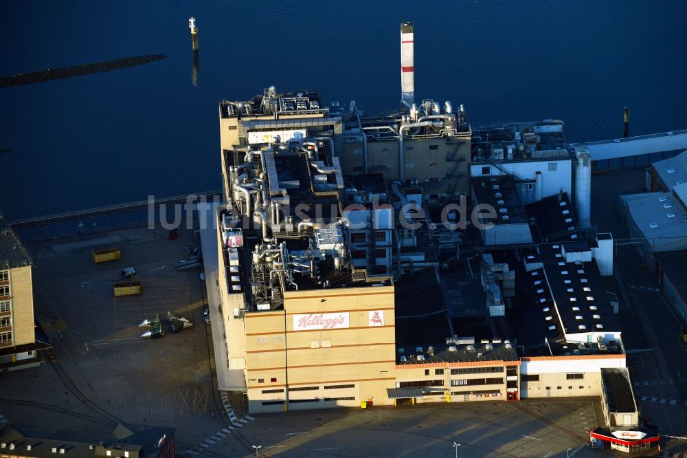 Luftbild Bremen - Werksgelände der KELLOGG (DEUTSCHLAND) GMBH in Bremen, Deutschland