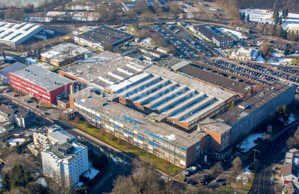 Heiligenhaus von oben - Werksgelände der Kiekert AG Höseler Platz in Heiligenhaus im Bundesland Nordrhein-Westfalen