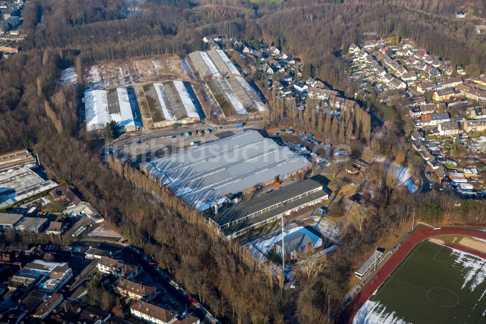 Heiligenhaus aus der Vogelperspektive: Werksgelände der Kiekert AG Höseler Platz in Heiligenhaus im Bundesland Nordrhein-Westfalen