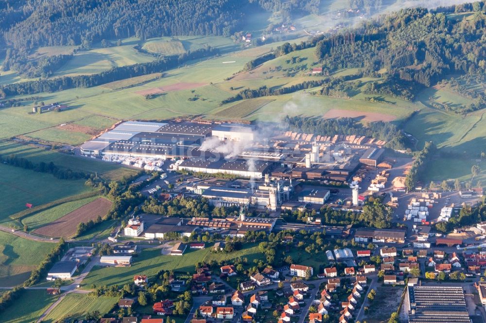 Luftbild Oberrot - Werksgelände der Klenk Holz AG in Oberrot im Bundesland Baden-Württemberg, Deutschland