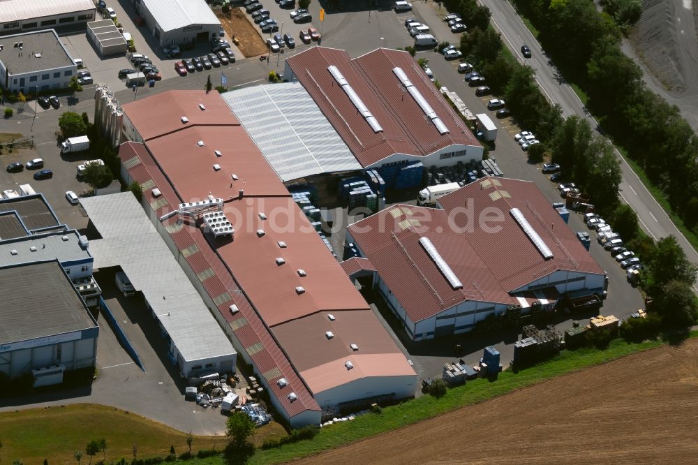 Luftaufnahme Talheim - Werksgelände der KNIPPING KUNSTSTOFFTECHNIK Gessmann GmbH am Sontheimer Feld in Talheim im Bundesland Baden-Württemberg, Deutschland